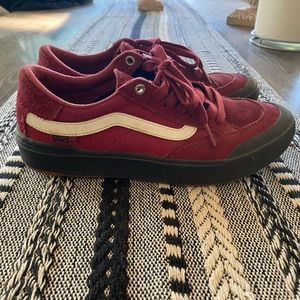 Maroon vans